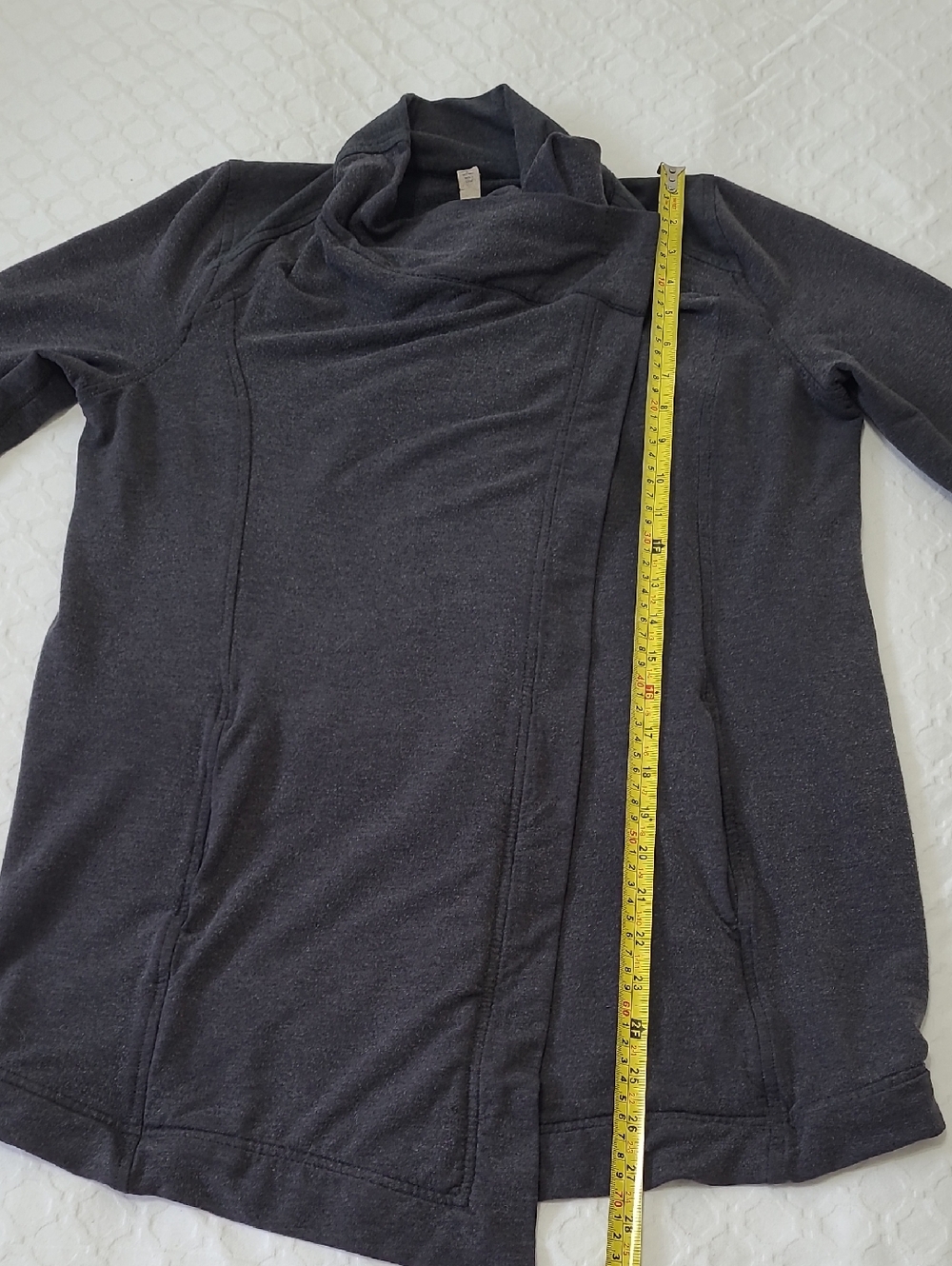 Lululemon Coast Wrap II - Heathered Black - Picture 8 of 12